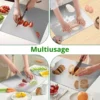 planche-decouper-inox-35x50-multiusage Planche à découper inox 35x50cm multi-usage pour légumes, viande, pain et préparation de pâte